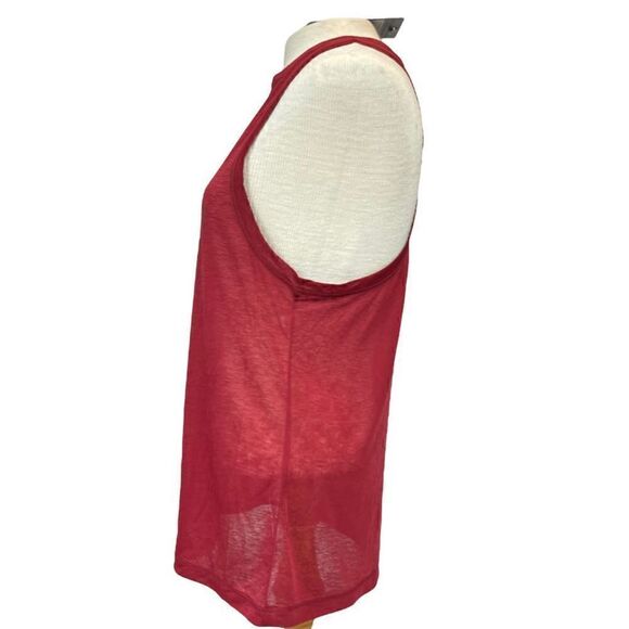 𝅺LORNA Jane NWT Superfine Active Muscle Tank Top in Dark Red Size Medium - Picture 7 of 16